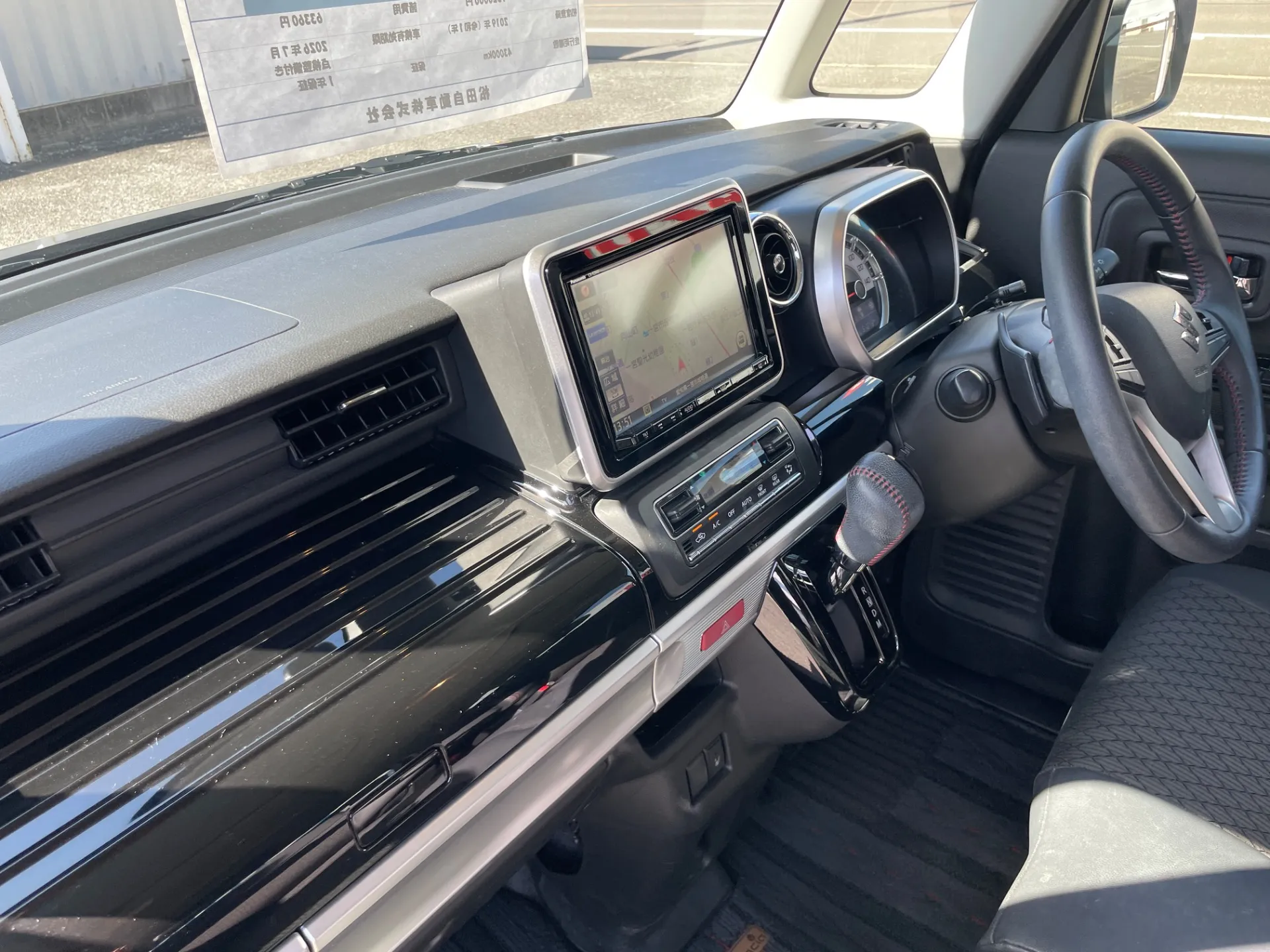 スズキ スペーシア カスタム ハイブリッドXS ターボ 2WD CVT ナビ ドラレコ