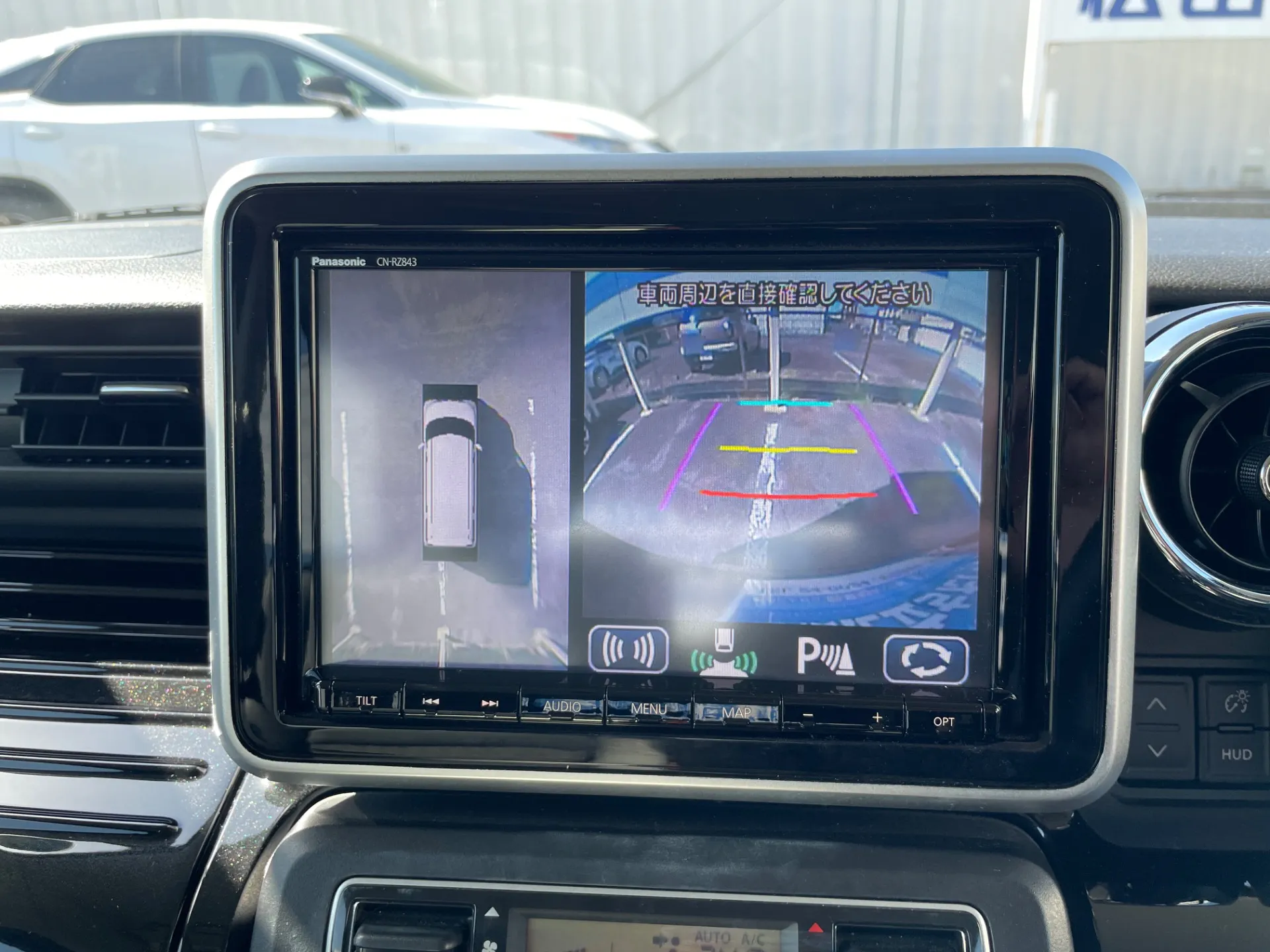 スズキ スペーシア カスタム ハイブリッドXS ターボ 2WD CVT ナビ ドラレコ