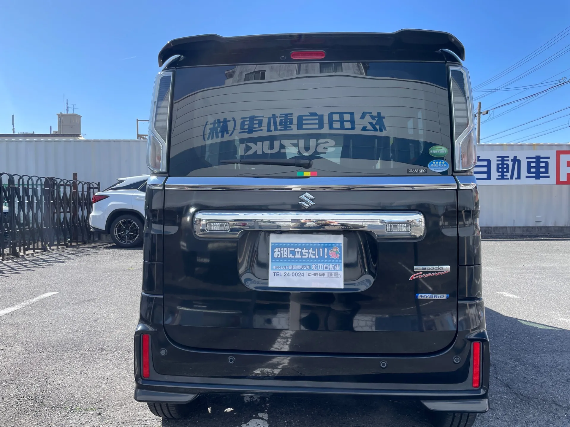 スズキ スペーシア カスタム ハイブリッドXS ターボ 2WD CVT ナビ ドラレコ