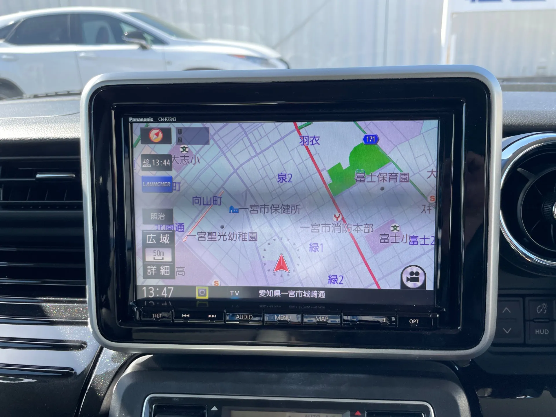 スズキ スペーシア カスタム ハイブリッドXS ターボ 2WD CVT ナビ ドラレコ