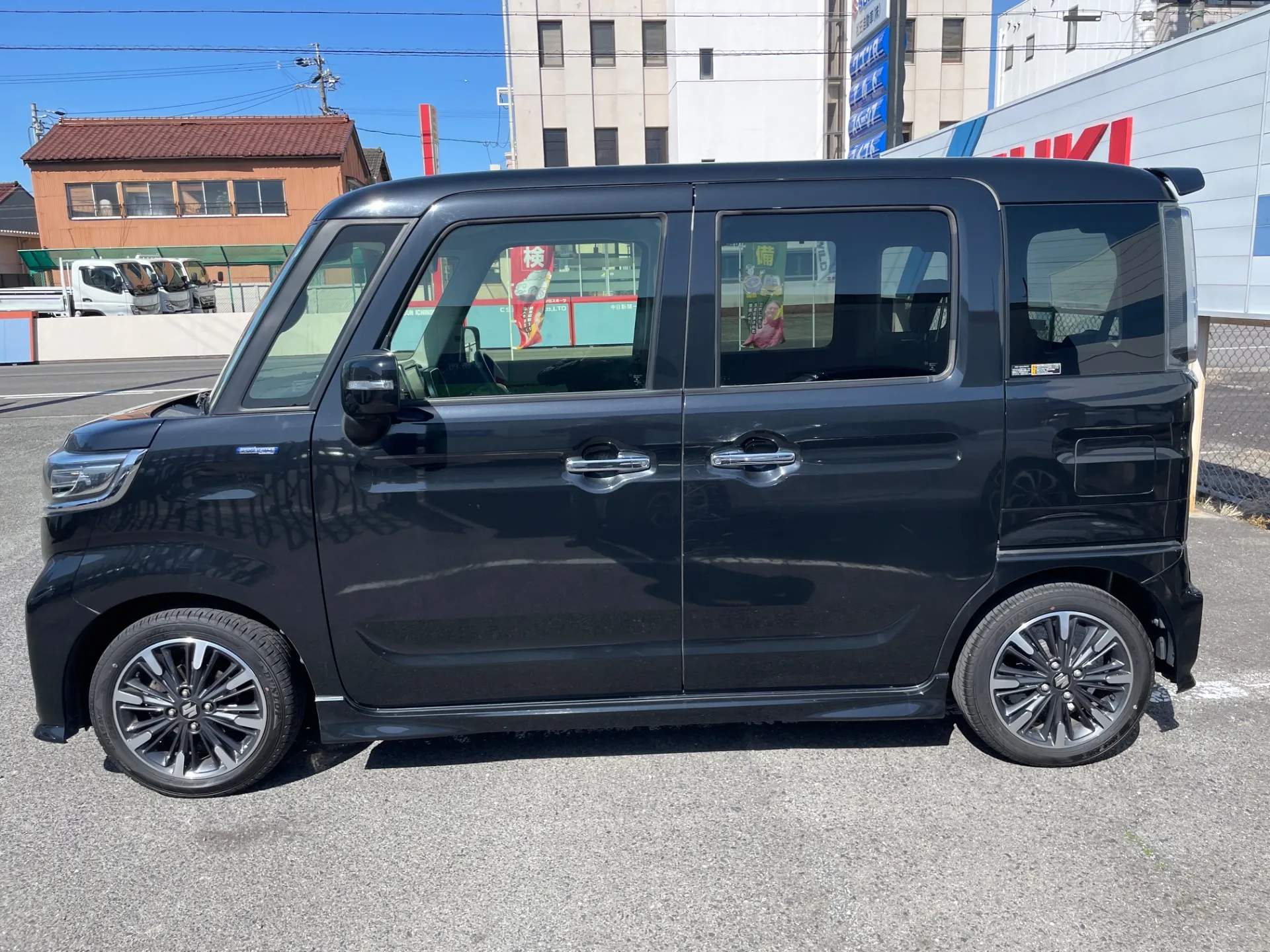 スズキ スペーシア カスタム ハイブリッドXS ターボ 2WD CVT ナビ ドラレコ